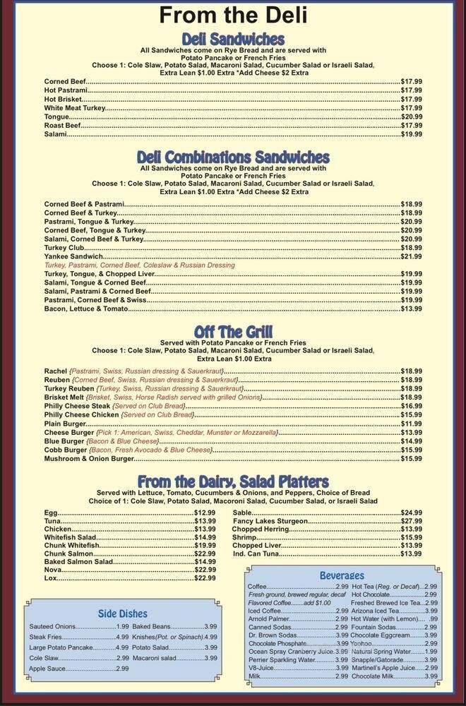 Menu page 2