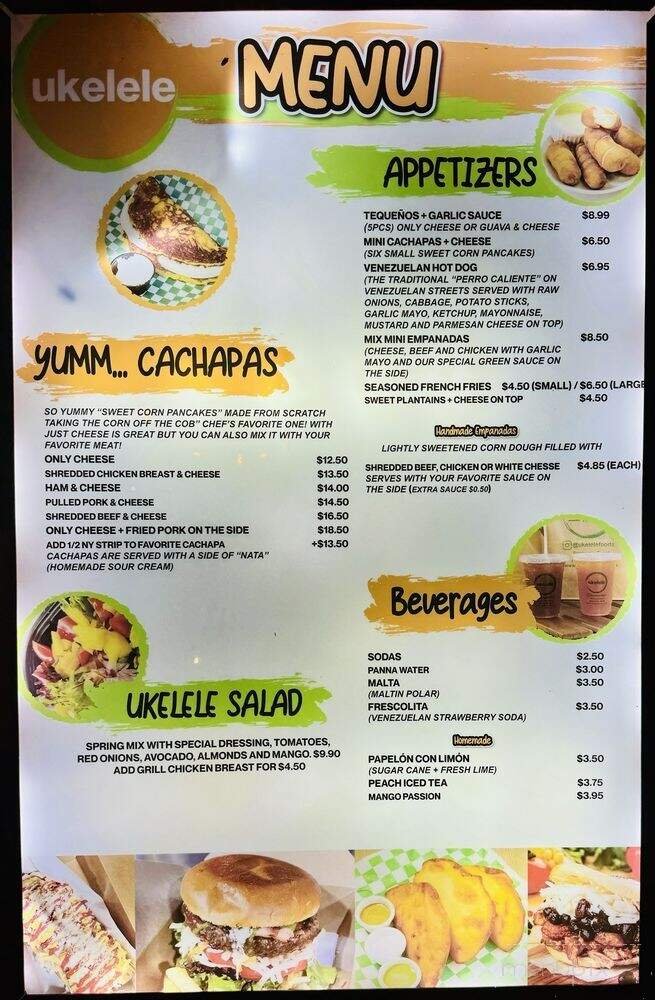 Menu page 1
