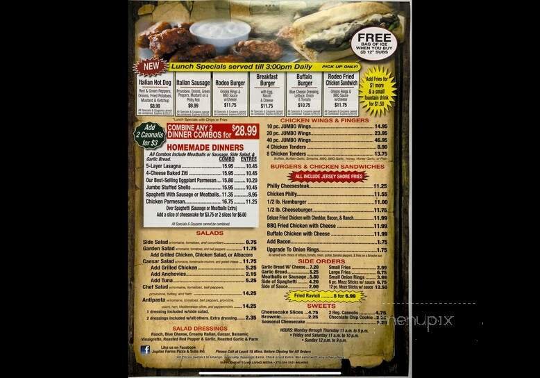 Menu page 2