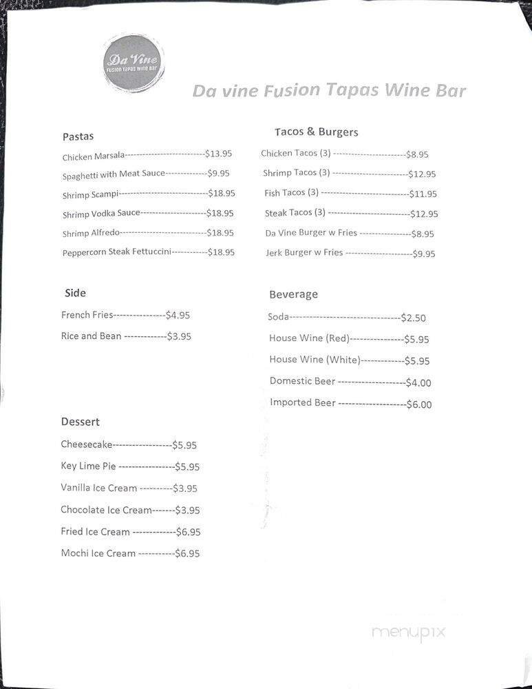 Menu page 2