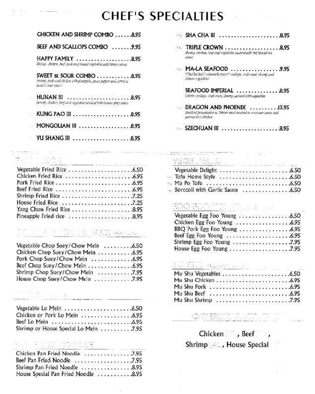 Menu page 3