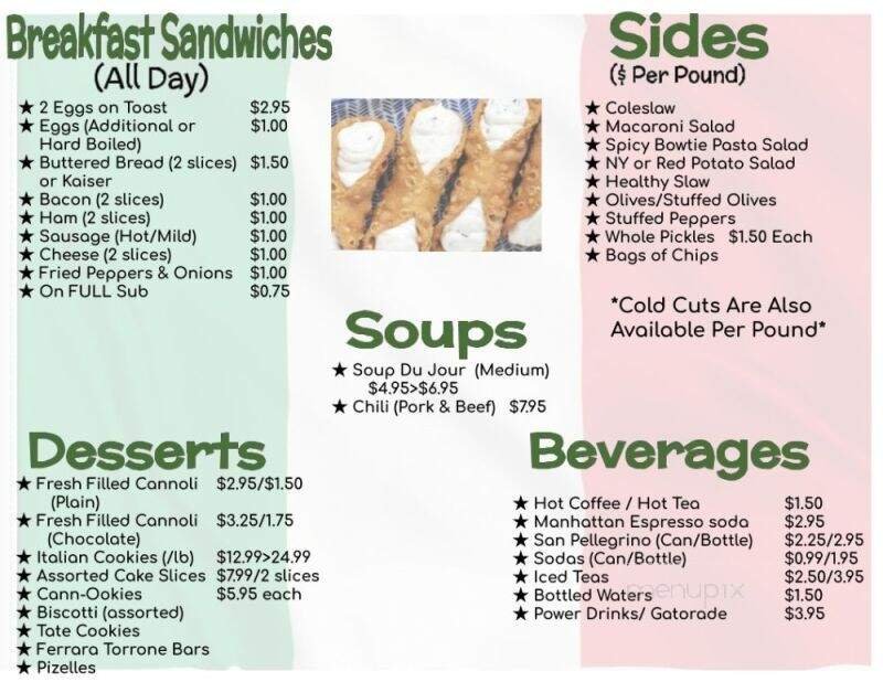Menu page 3