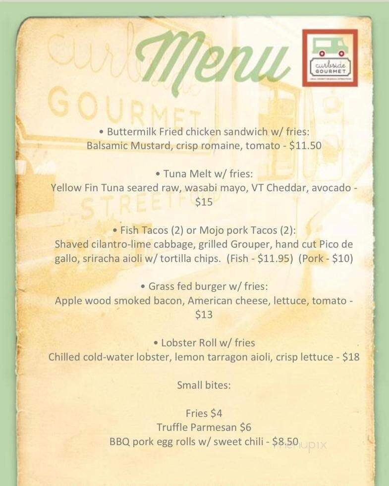 Menu page 1