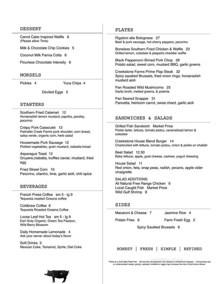 Menu page 2