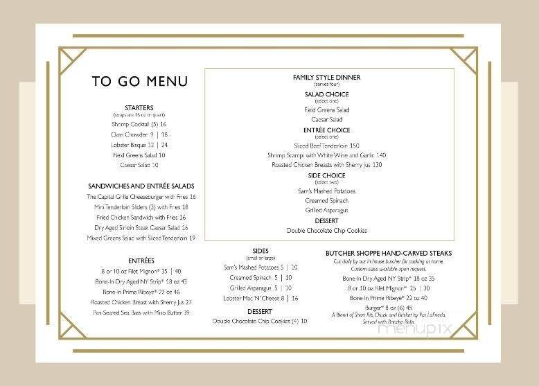 Menu page 1