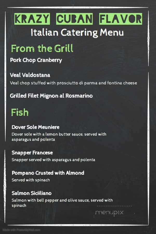 Menu page 5