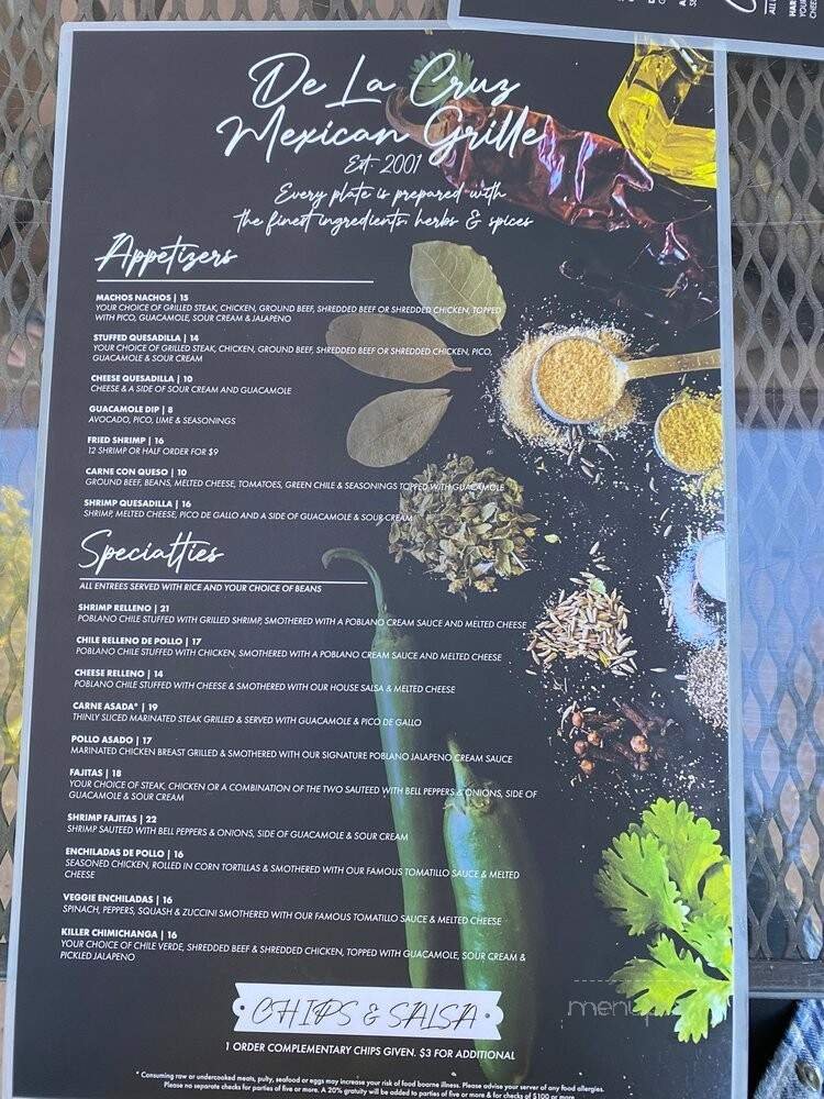 Menu page 2