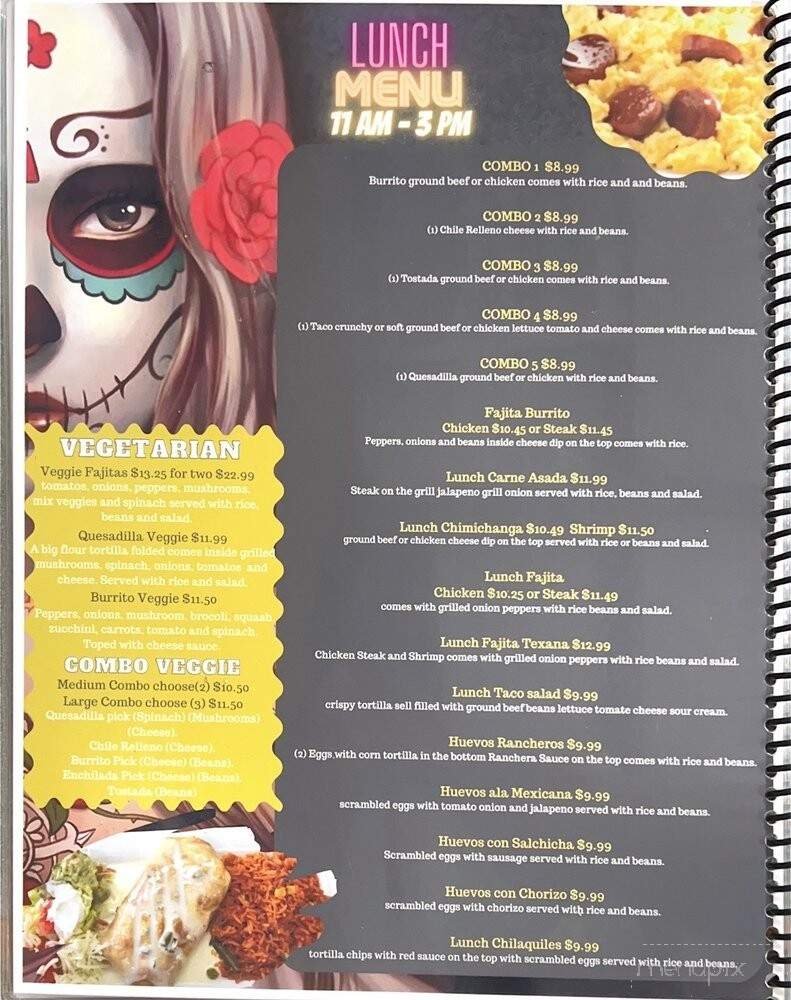Menu page 1
