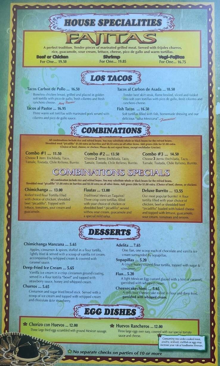 Menu page 2
