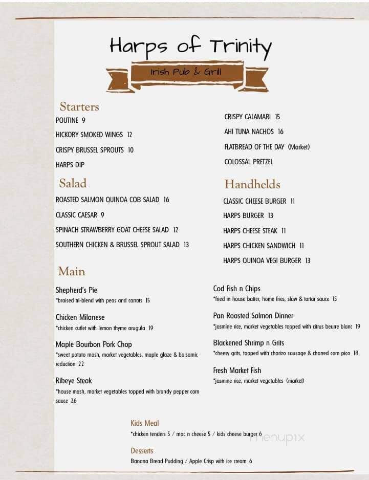 Menu page 2