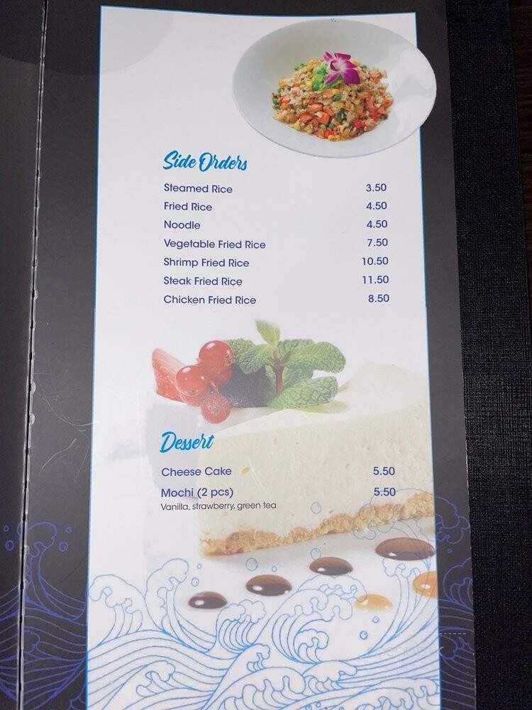 Menu page 1