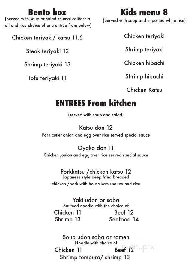 Menu page 2