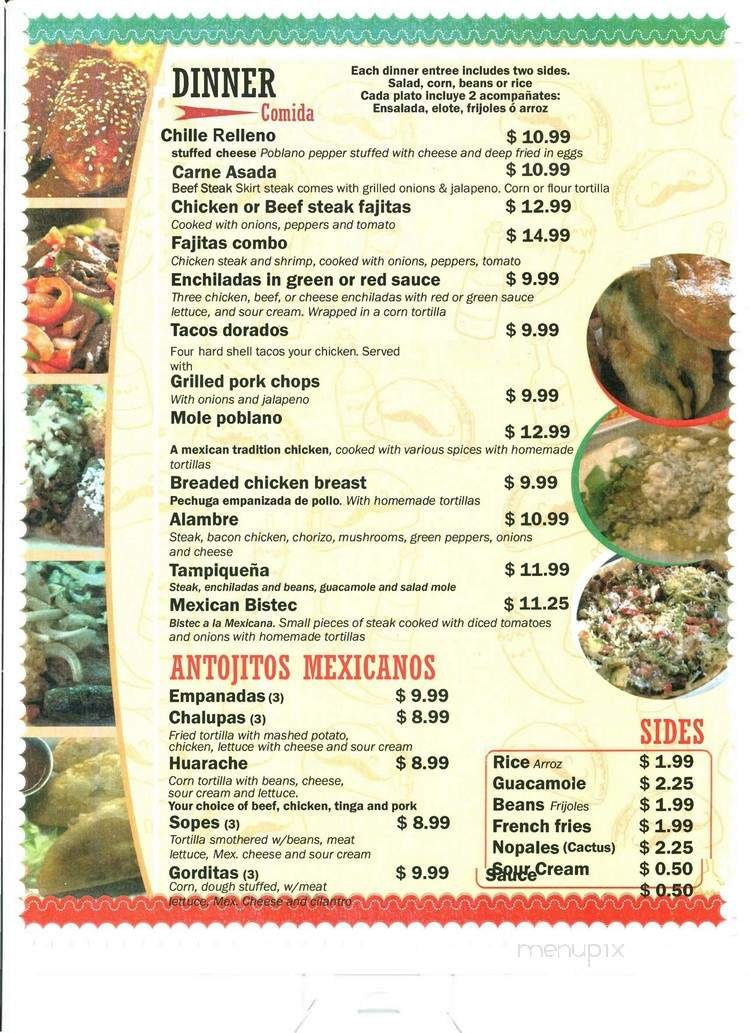 Menu page 2