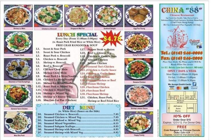 Menu page 2