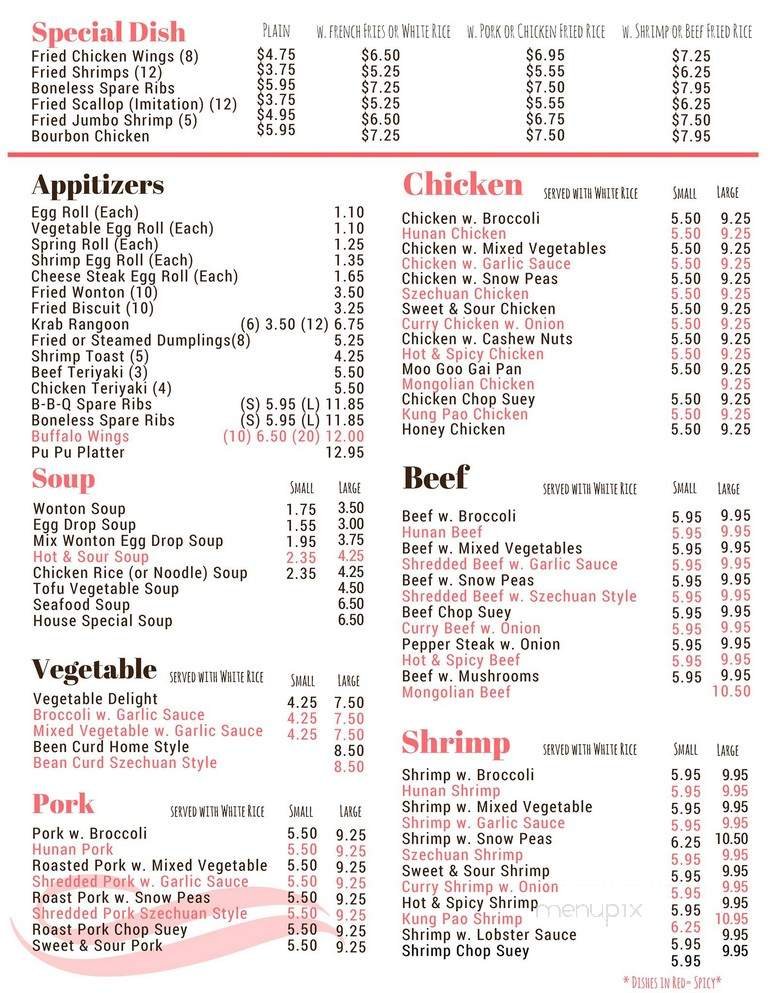 Menu page 2