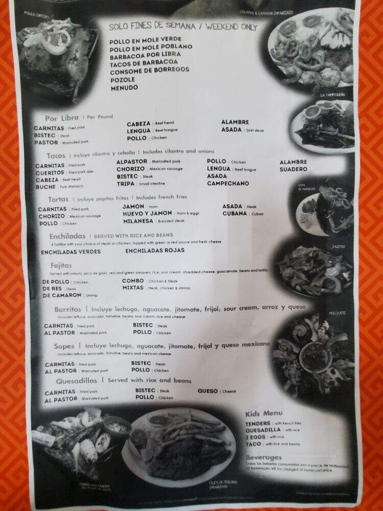 Menu page 2