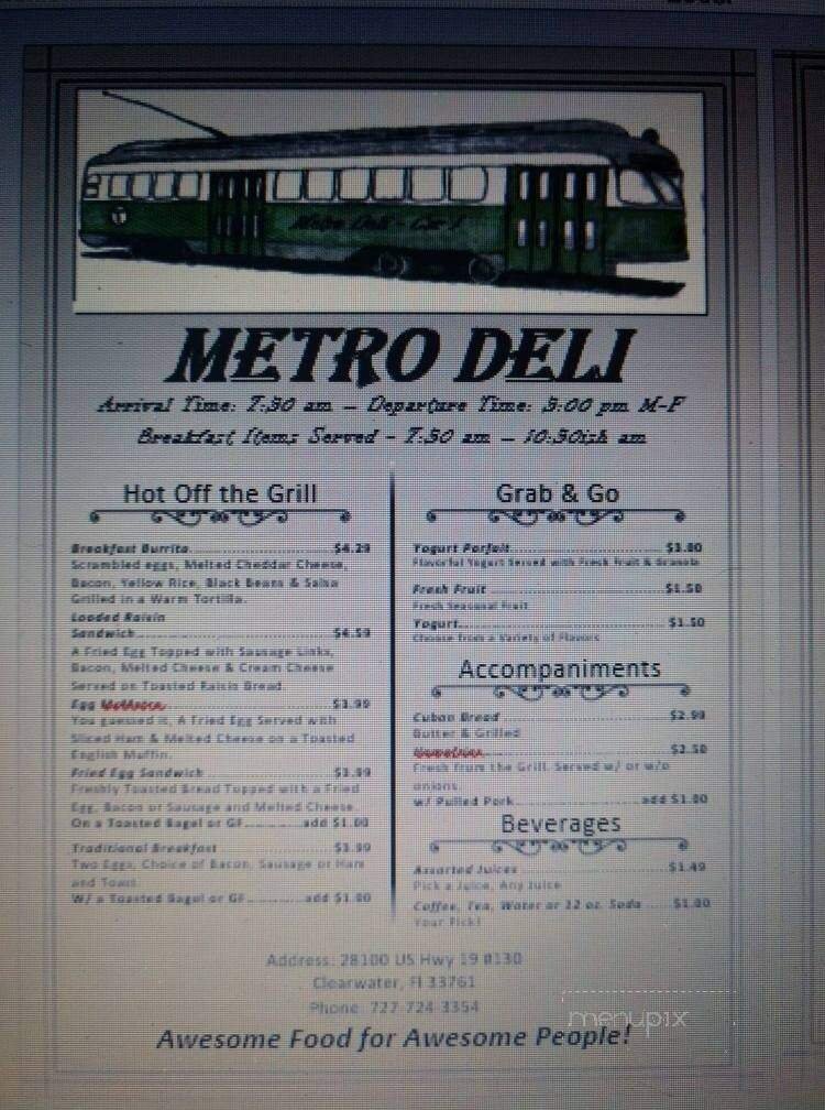 Menu page 1