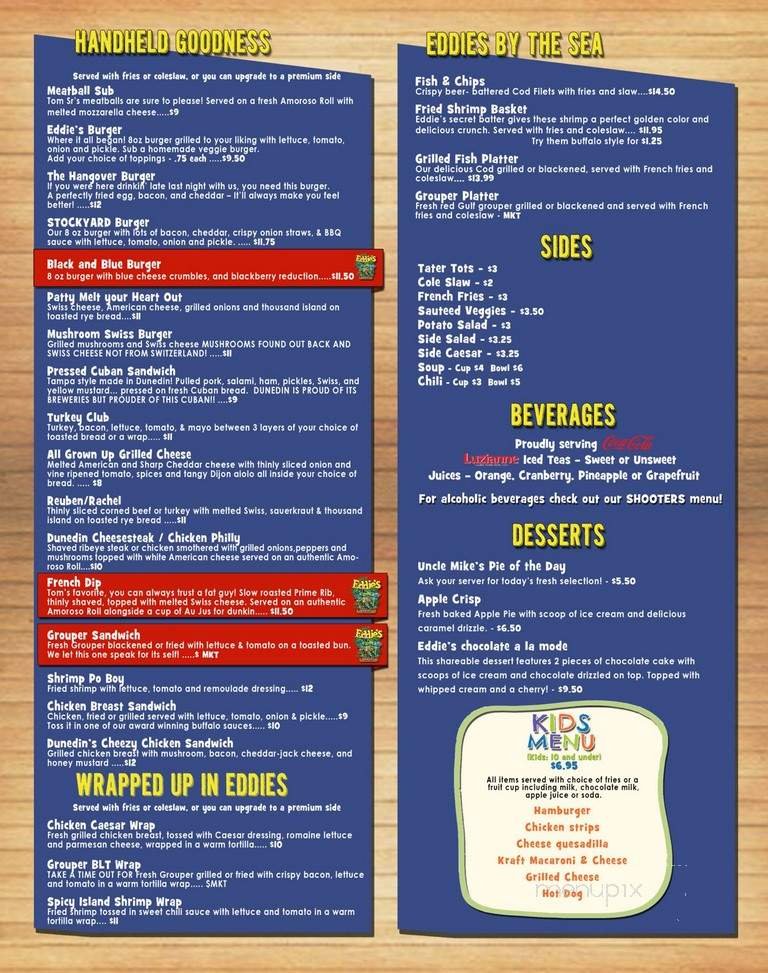 Menu page 2