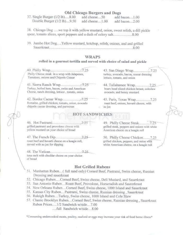 Menu page 2