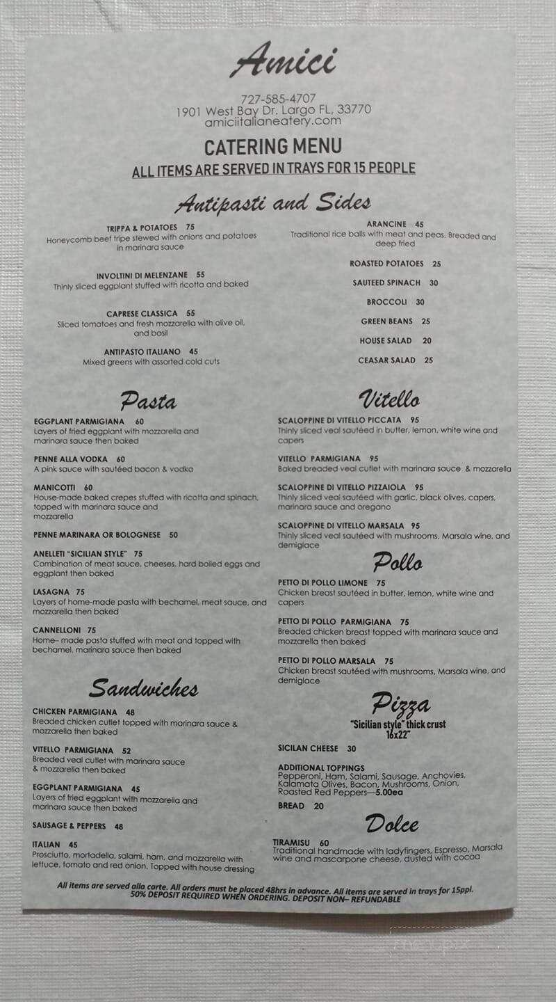Menu page 1