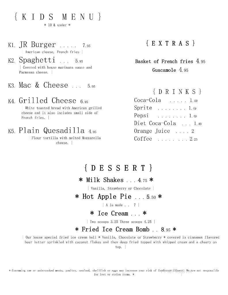 Menu page 3