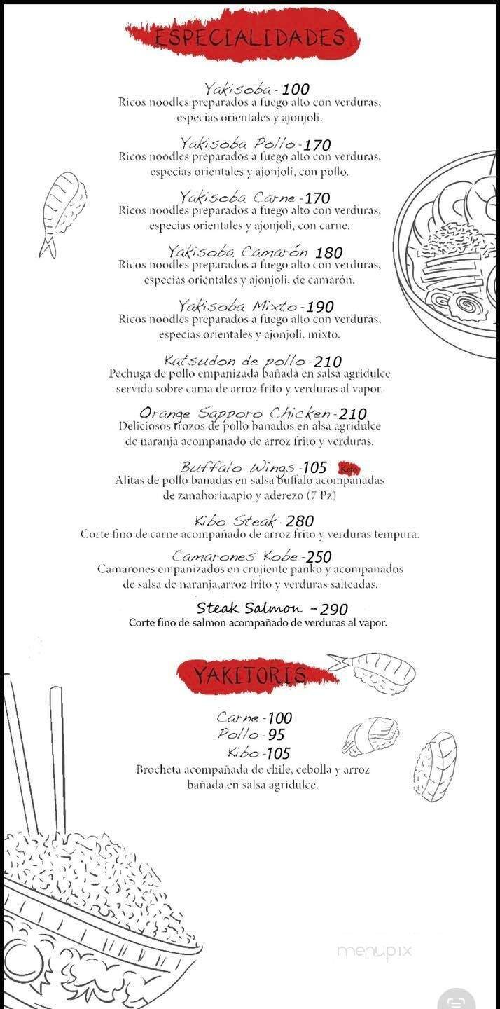 Menu page 3