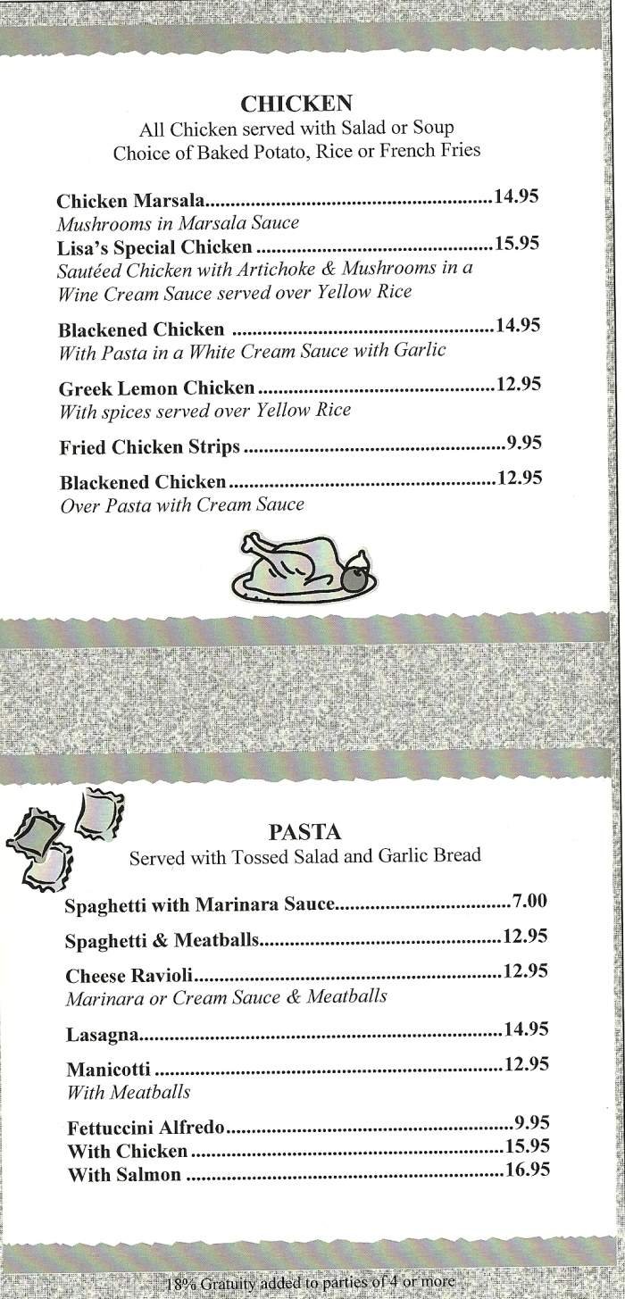 Menu page 2