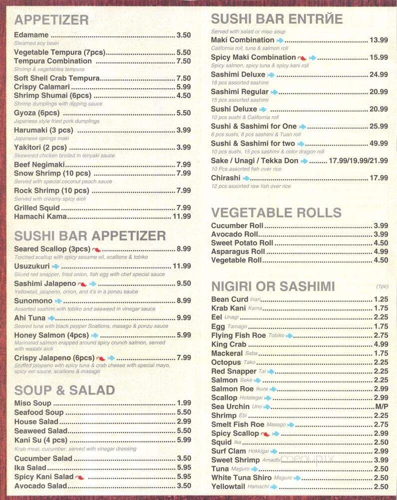 Menu page 2
