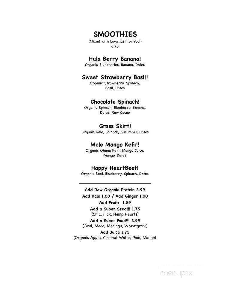 Menu page 2