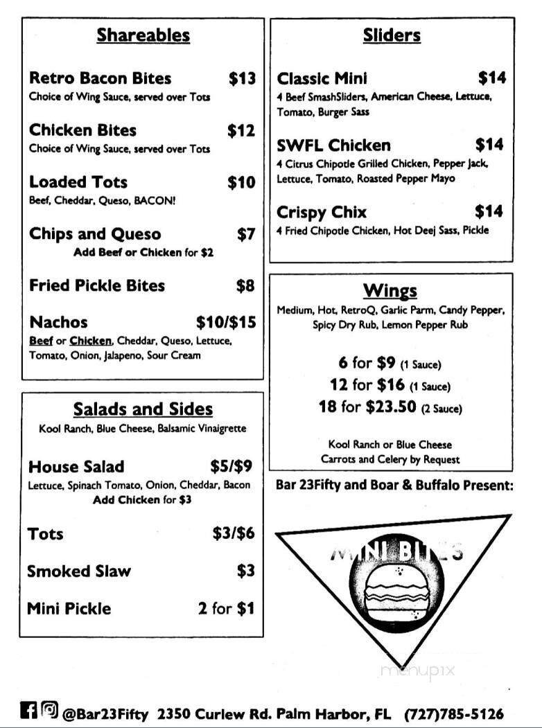 Menu page 1