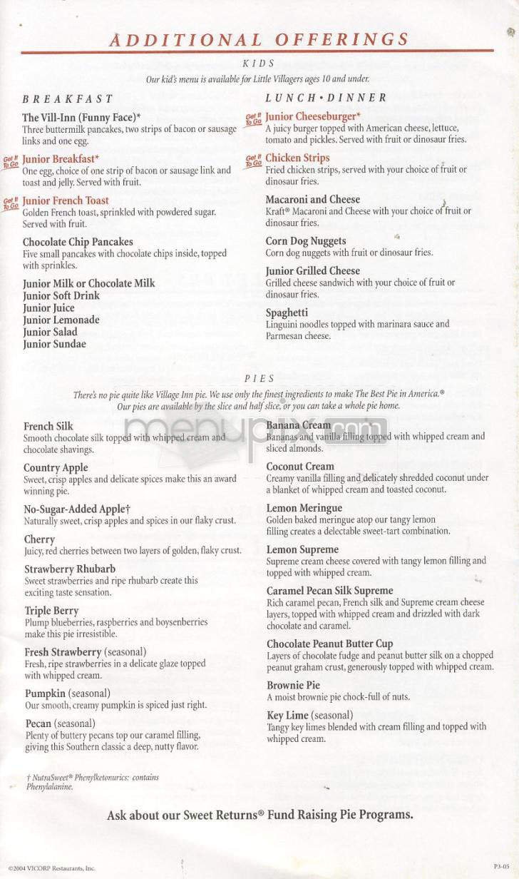 Menu page 4