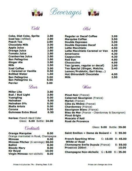 Menu page 4