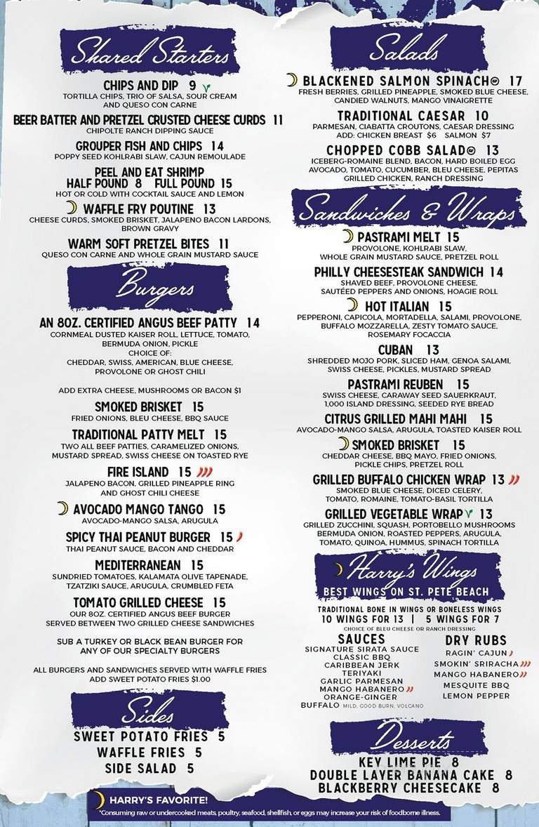 Menu page 2