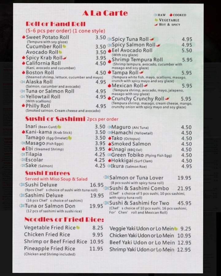 Menu page 2