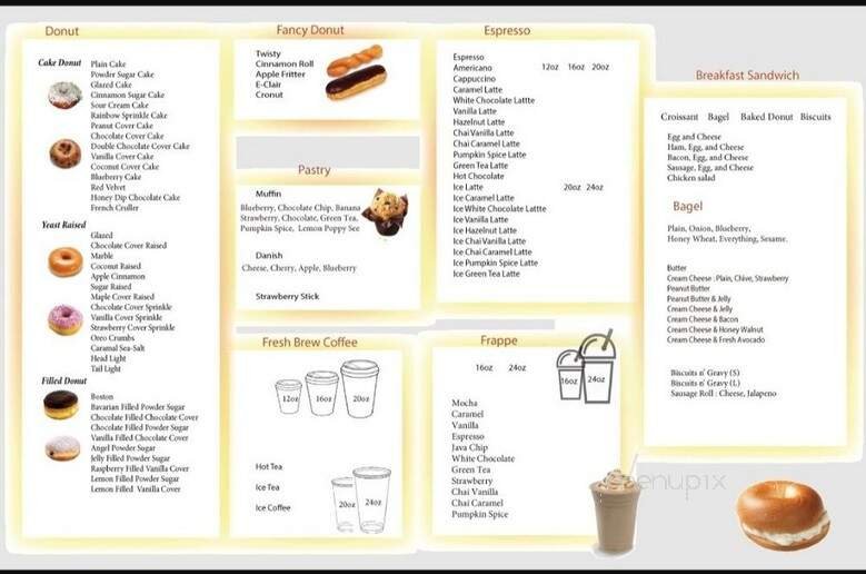 Menu page 1