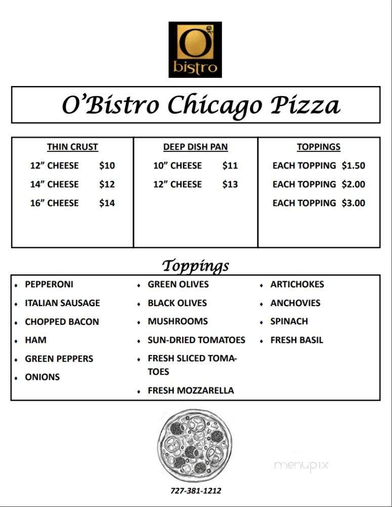 Menu page 1