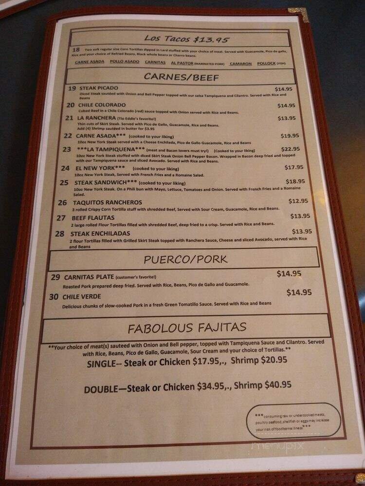Menu page 3