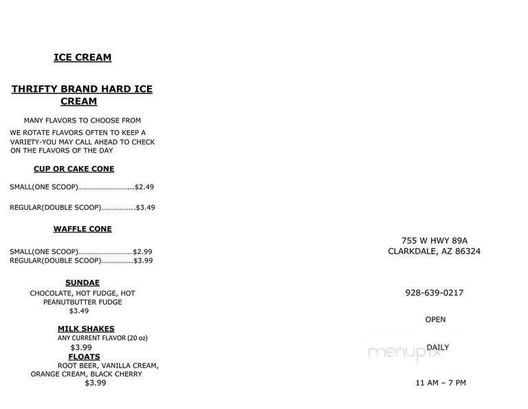 Menu page 2