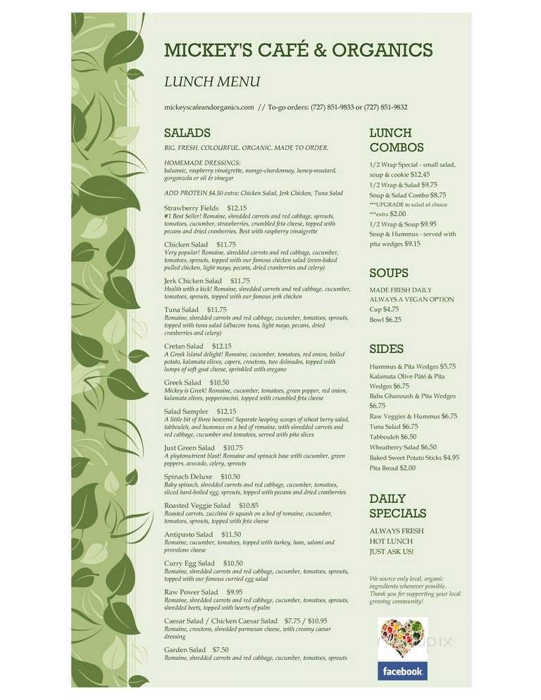 Menu page 2