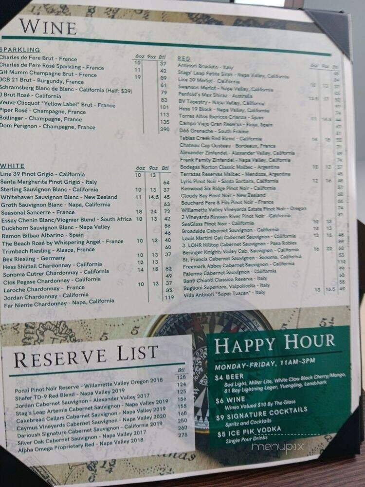 Menu page 1