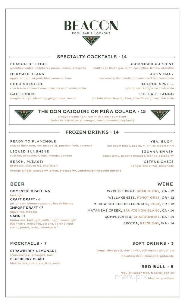 Menu page 1