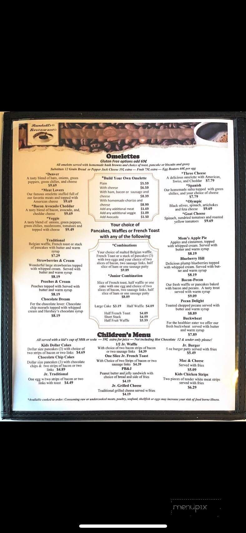 Menu page 2