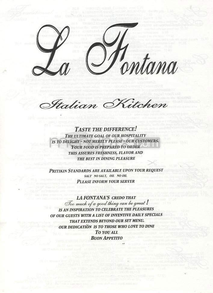 Menu page 1