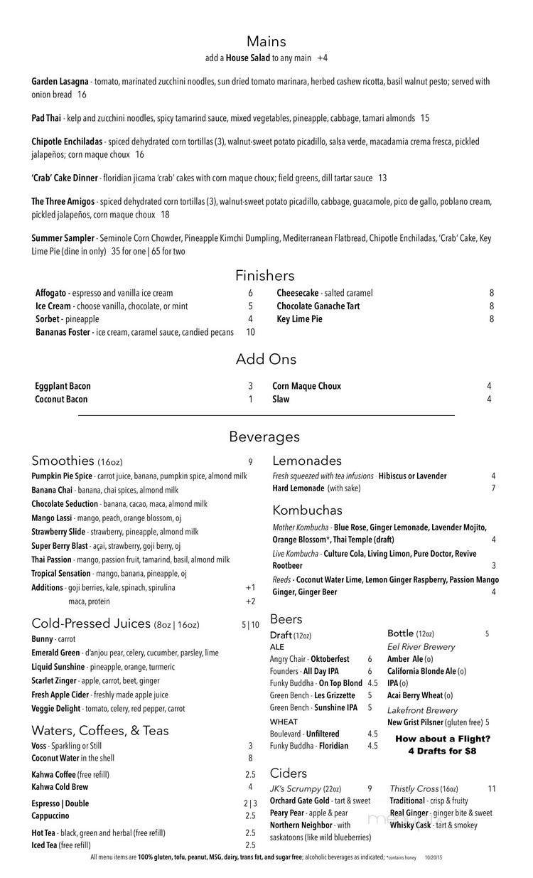 Menu page 2