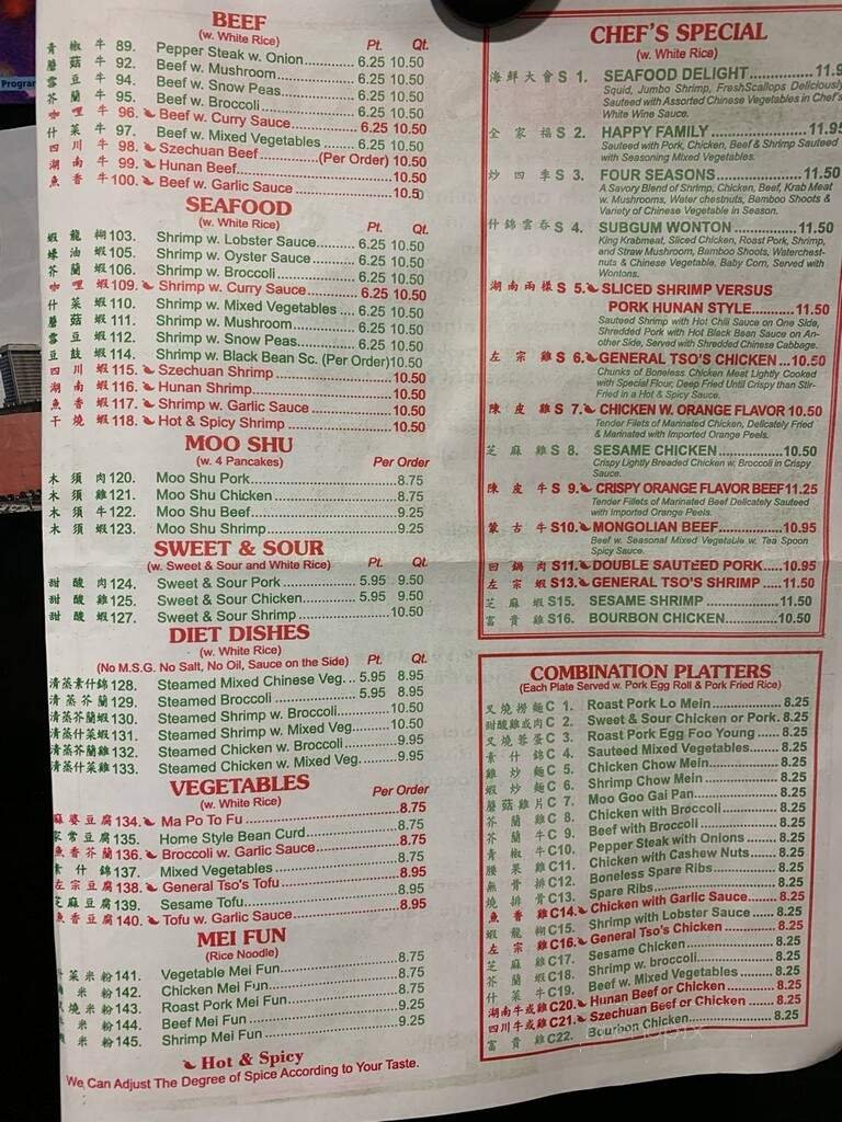 Menu page 2
