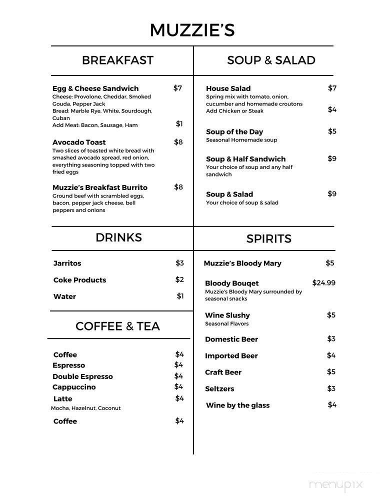 Menu page 2