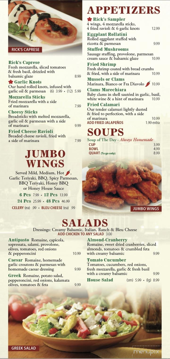 Menu page 2