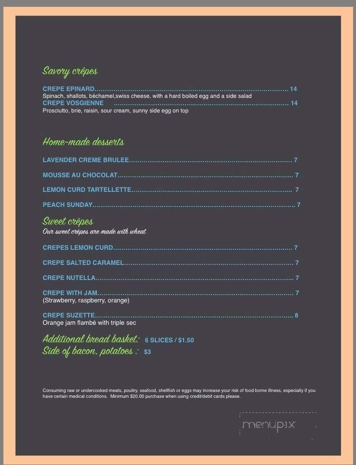 Menu page 7
