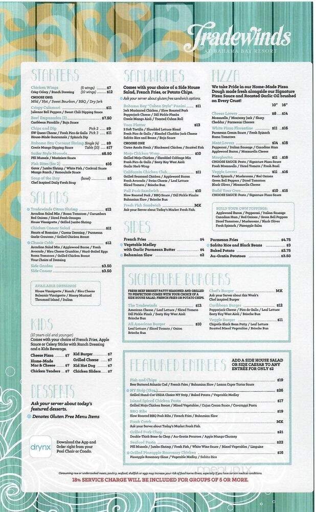 Menu page 2