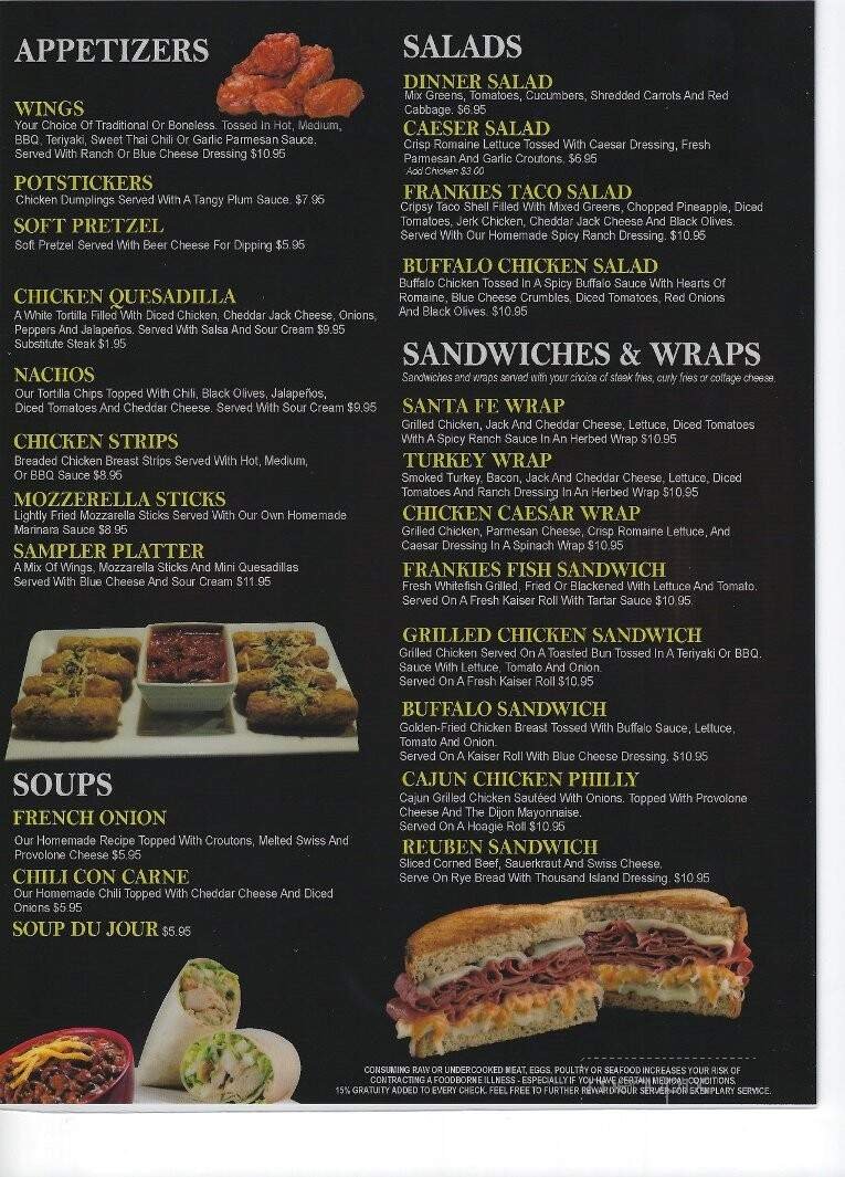 Menu page 2